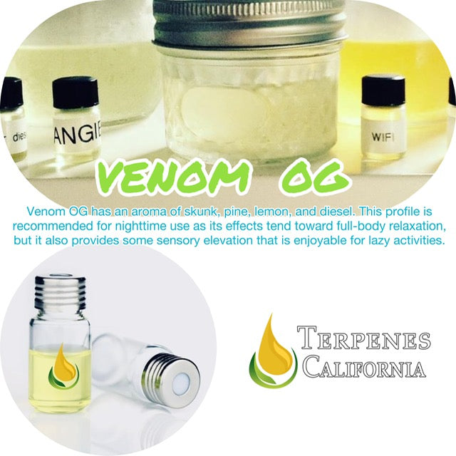 Pure Clean CDT     Essential Oil Massage Terpenes, Venom O.G.