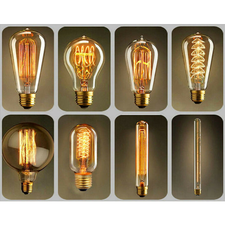 Jagermeister pendant drop light vintage Edison bulb