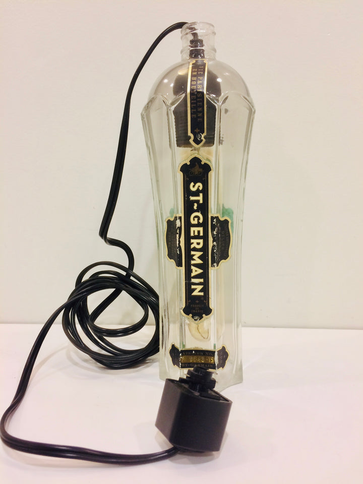 St Germain alcohol bottle pendant light drop light
