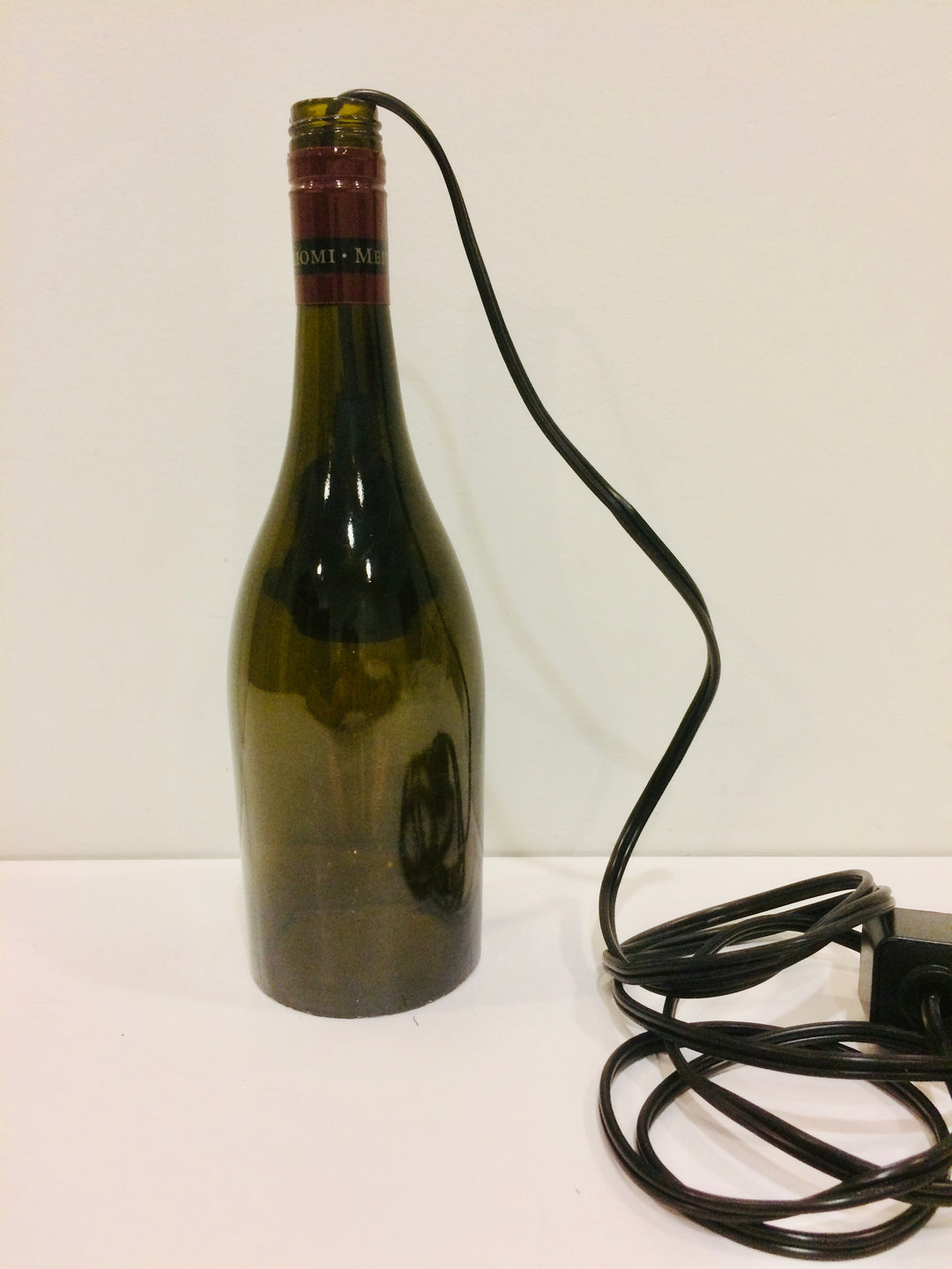 Wine bottle drop light pendant light